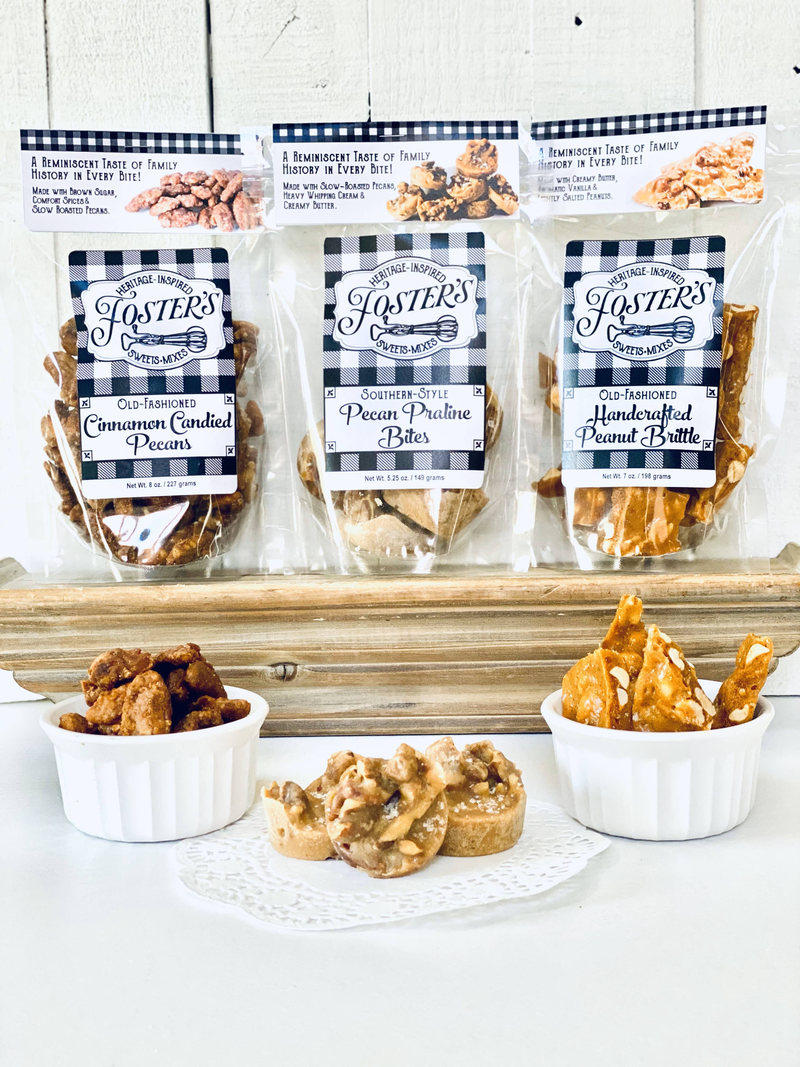 Foster's Heritage-Inspired Sweets & Mixes - Wholesale Caramel - Southern-Style Pecan Praline Bites1