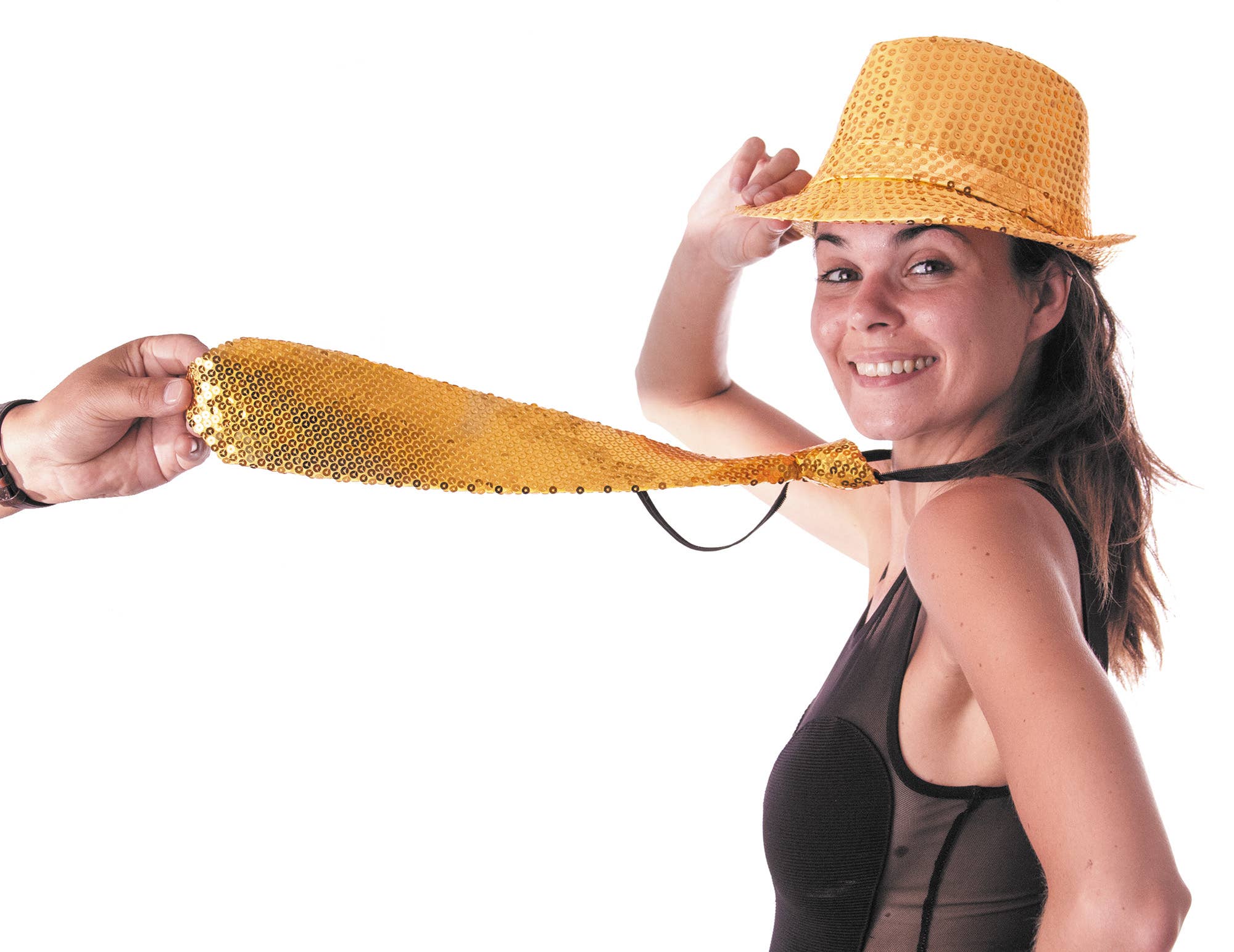 Party Pro – wholesale Dräkt - Vuxen – GULD PALJETTSLIPS0