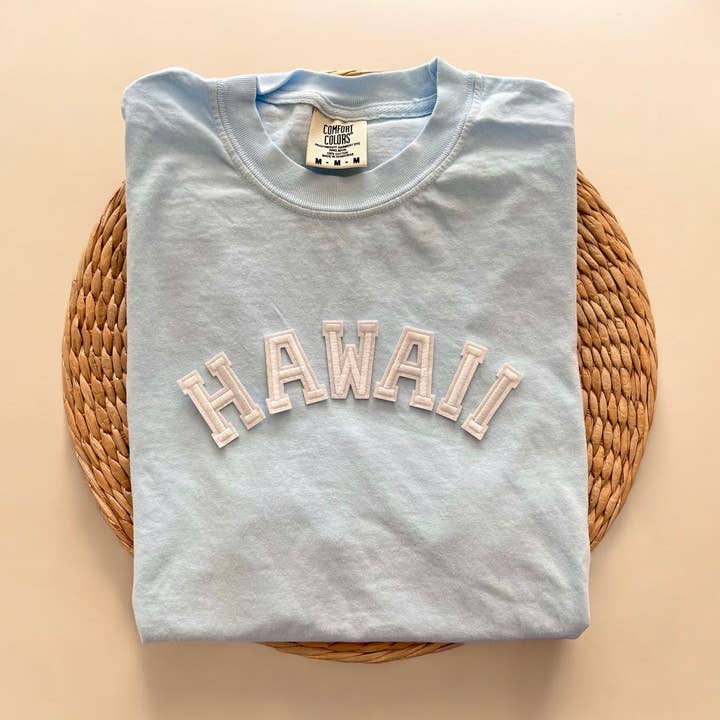 Threads And Needles, INC. - Wholesale Screen Printed T-Shirt - Women's - Comfort Colors Hawaii Shirt, Hawaii Tee