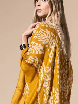 Shop Neighbors - Wholesale Kimono - Dames - Kimono met damastprint en mouwen5