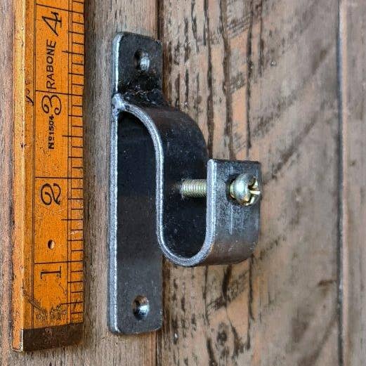 Cottingham Collection - Wholesale Curtain Rod - Curtain Rail Support Bracket Antique Iron (15mm Diameter) 102mm TBD0