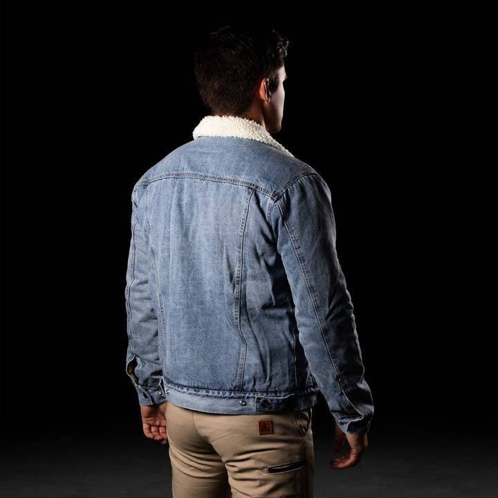 BAD WORKWEAR - Wholesale Denim Jacket - Men's - BAD DENIM SHERPA JACKET