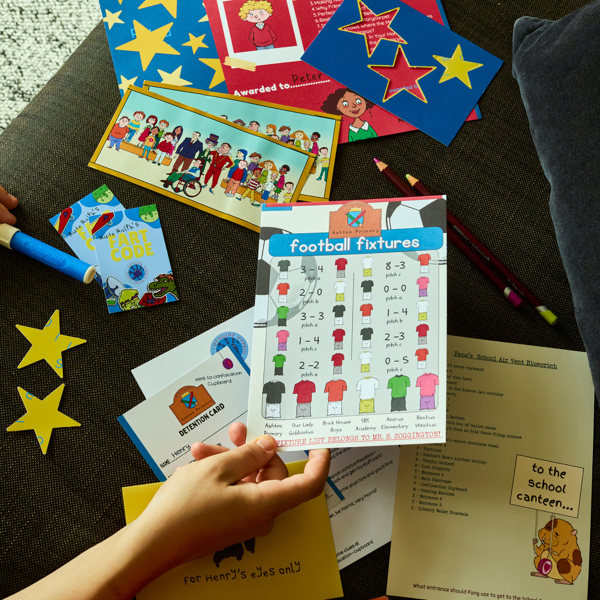 Puzzle Post Games - Vendita all'ingrosso Puzzle - Bambini - Gioco Escape Room per bambini - Horrid Henry (età 7-10 anni)6