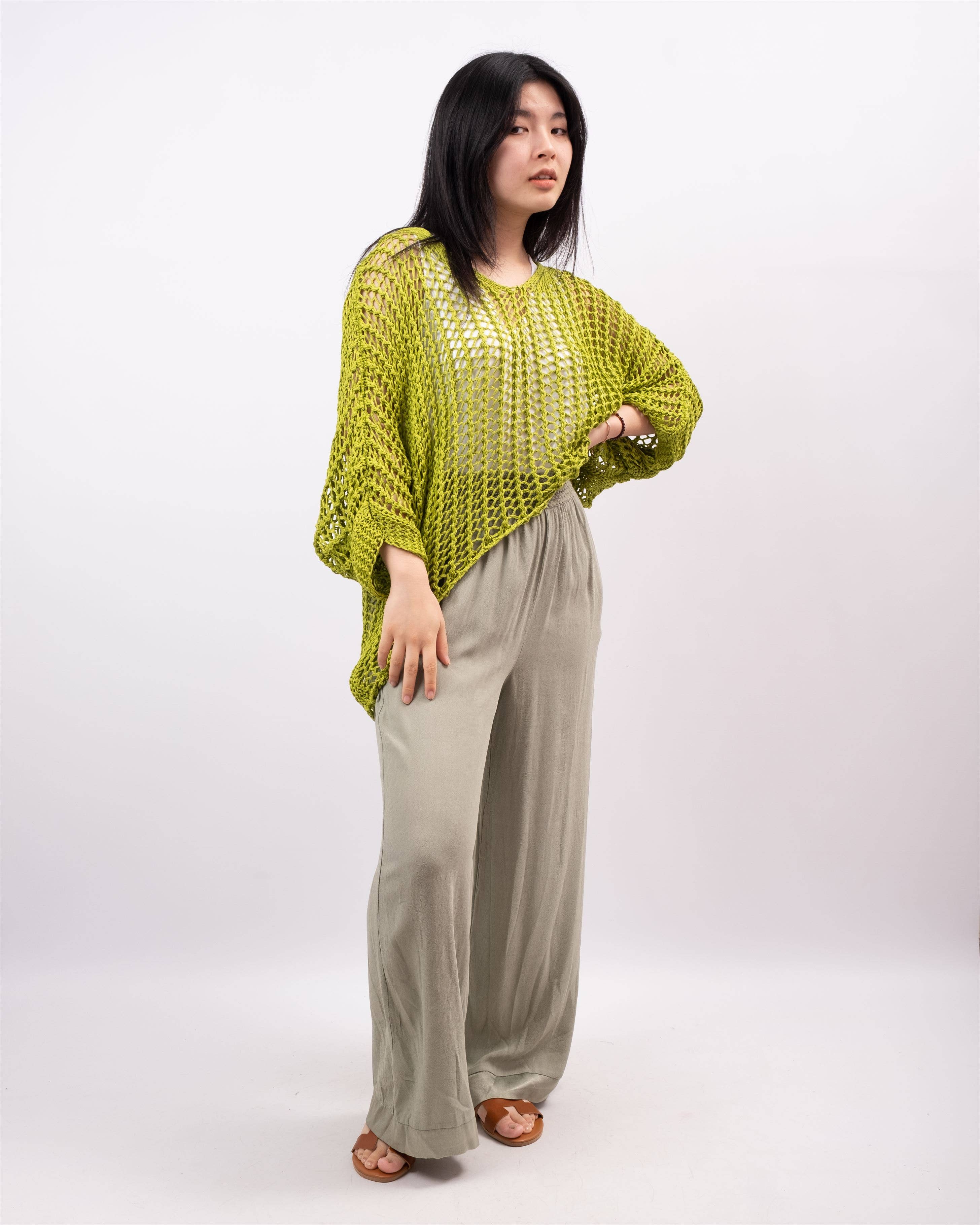 Cecile Wang - Wholesale Knit Sweater - Women's - MT8013-2 crochet knit sweater4