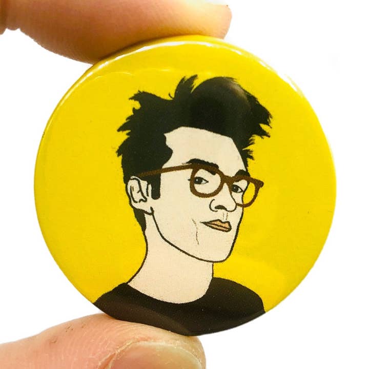 This Charming Man Pin Badge (pack of 3) for wholesale by Bite Your Granny