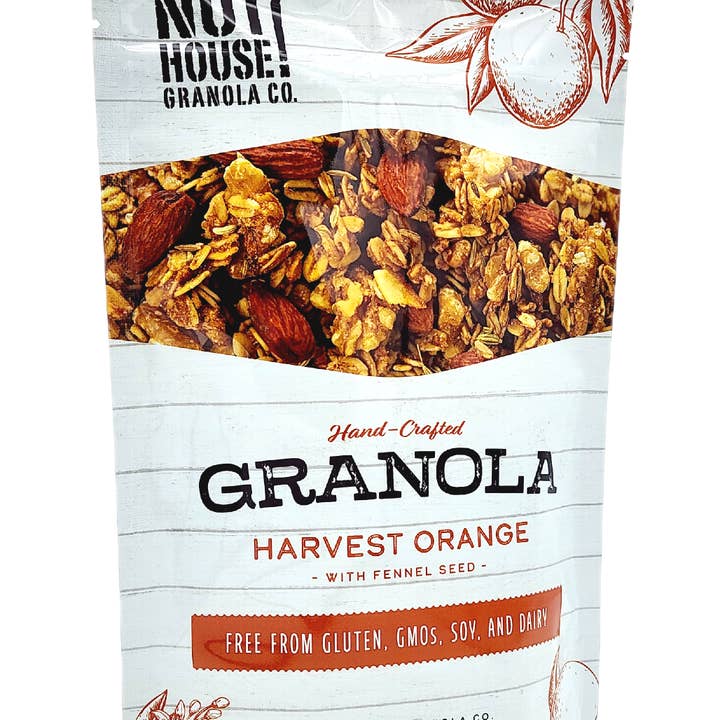 NutHouse! Granola Company - Wholesale Granola - Harvest Orange Granola, 6 x 12oz4