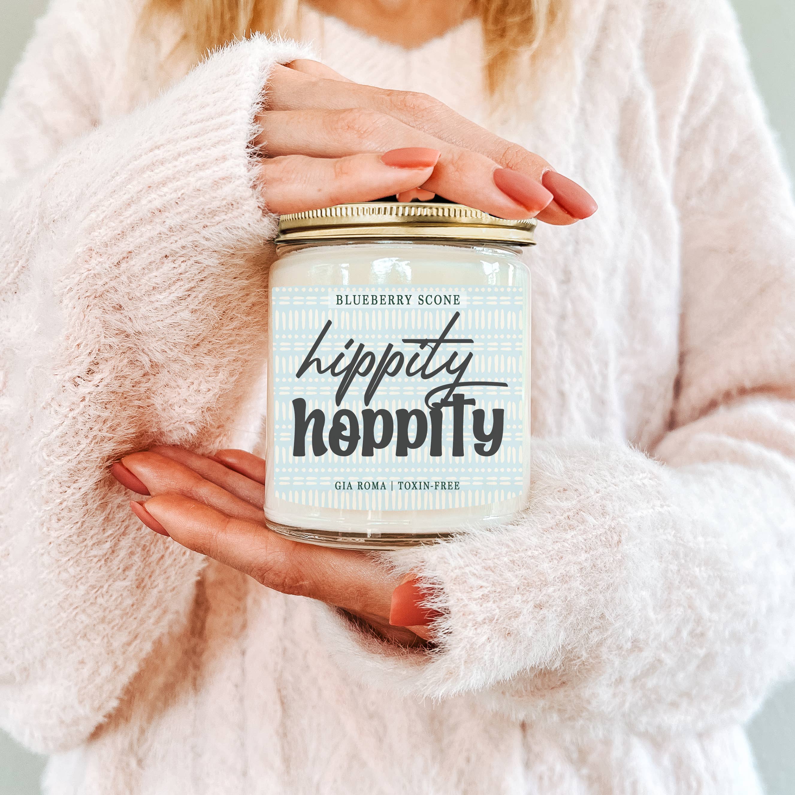 Gia Roma - Vendita all'ingrosso Candela in vasetto - Candele pasquali retrò con graziosi barattoli profumati alla soia primaverile39