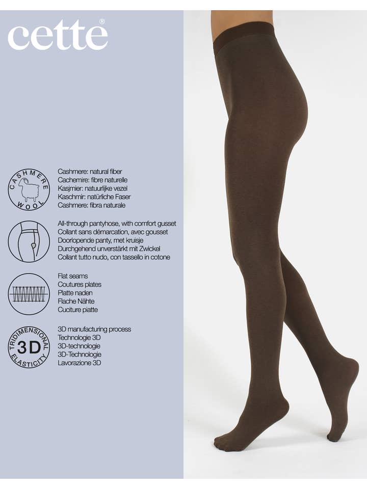 Cette - Wholesale Tights - Women's - Cashmere Wool Tights 150 DEN, Winter tights44