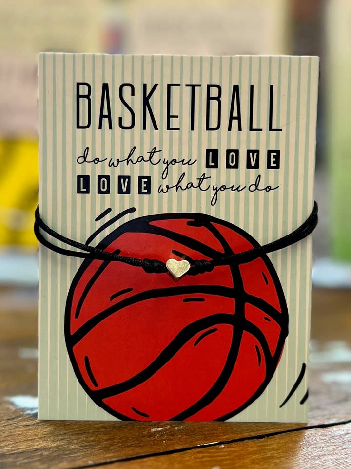 Heart Bracelet - Basketball for wholesale by Lucky Penny