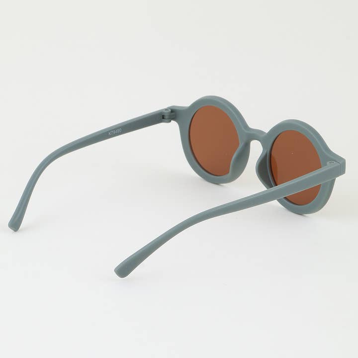 MIX KIDS Retro Matte Round Sunglasses for wholesale on Faire2