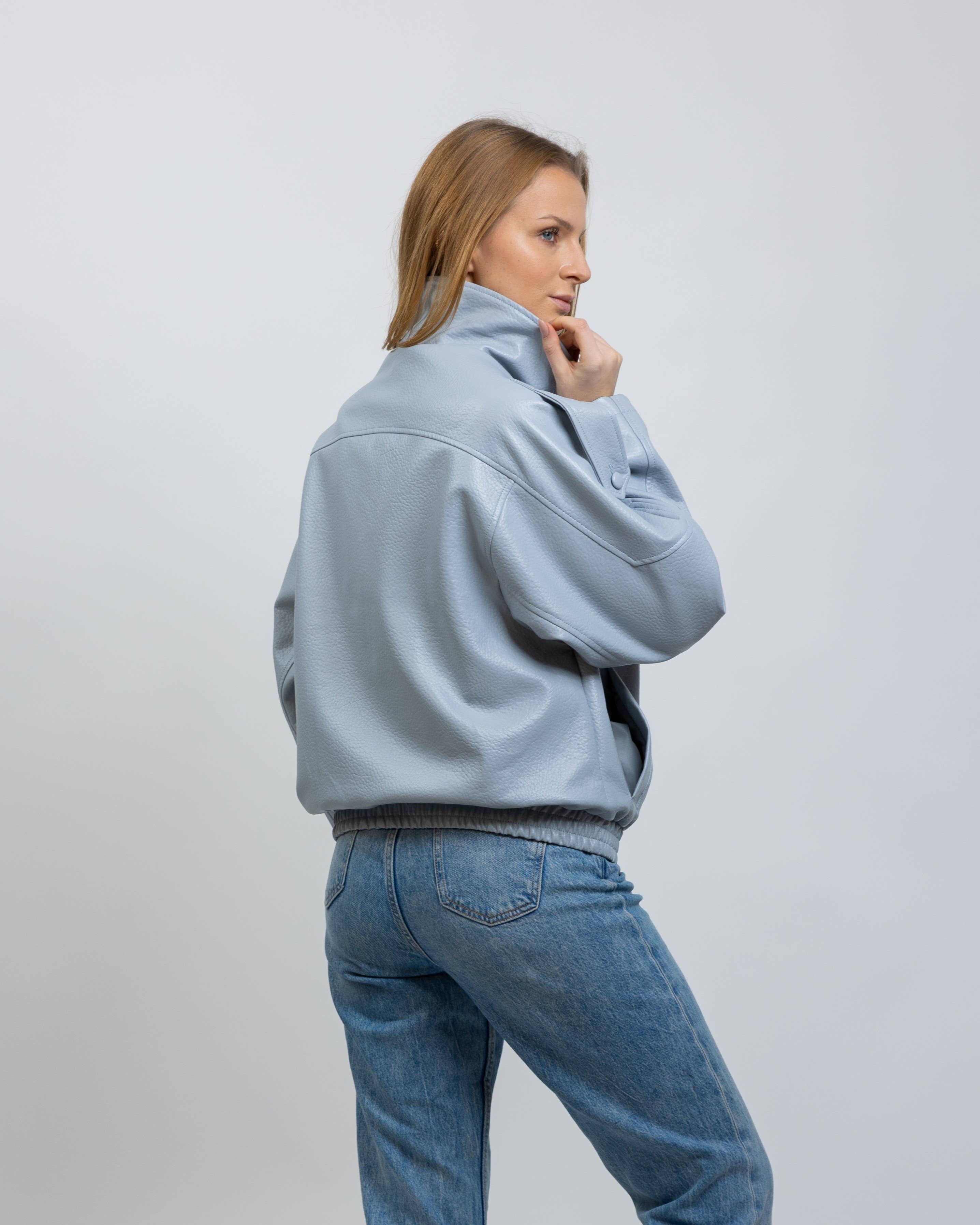 KZELL PARIS - Wholesale Leather Jacket - Women's - FAUX LEATHER BIKER JACKET22