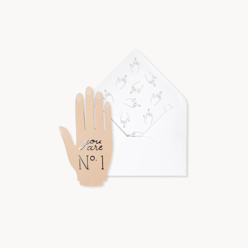 UWP Luxe - Wholesale Everyday Greeting Card - Number One Pop-Up Card1