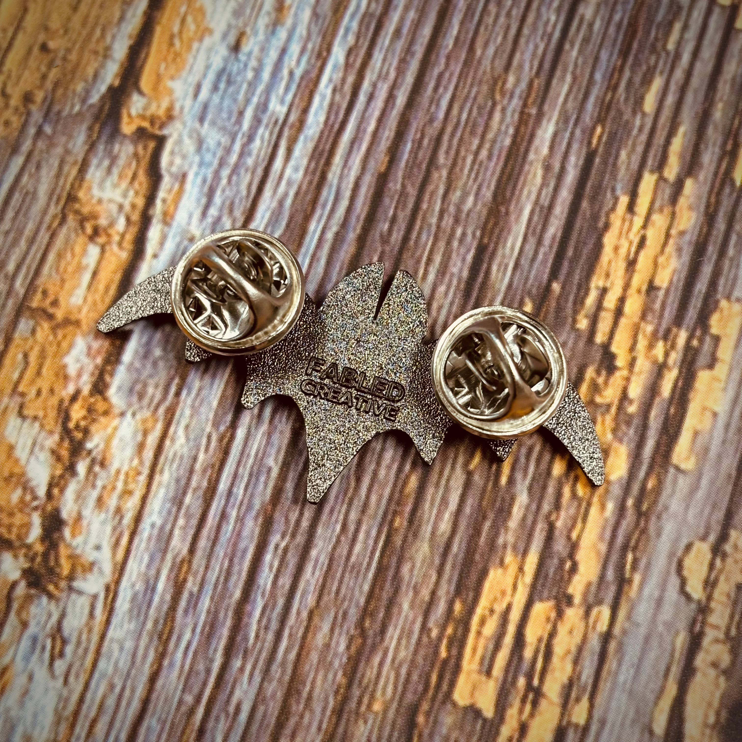 The Fabled Creative Co. - Wholesale Lapel Pin/Button - Bat - Halloween - Enamel Pin1