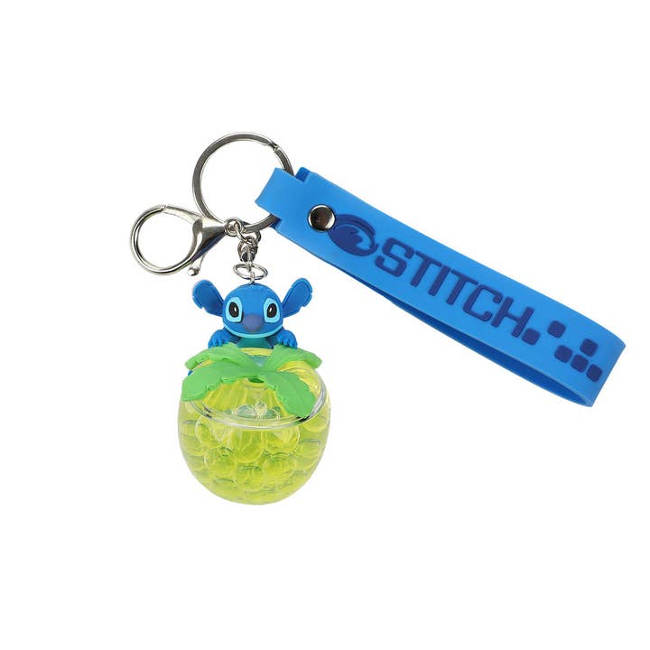 Disney Stitch Pineapple Wristlet Keychain for wholesale by Bioworld Merchandising