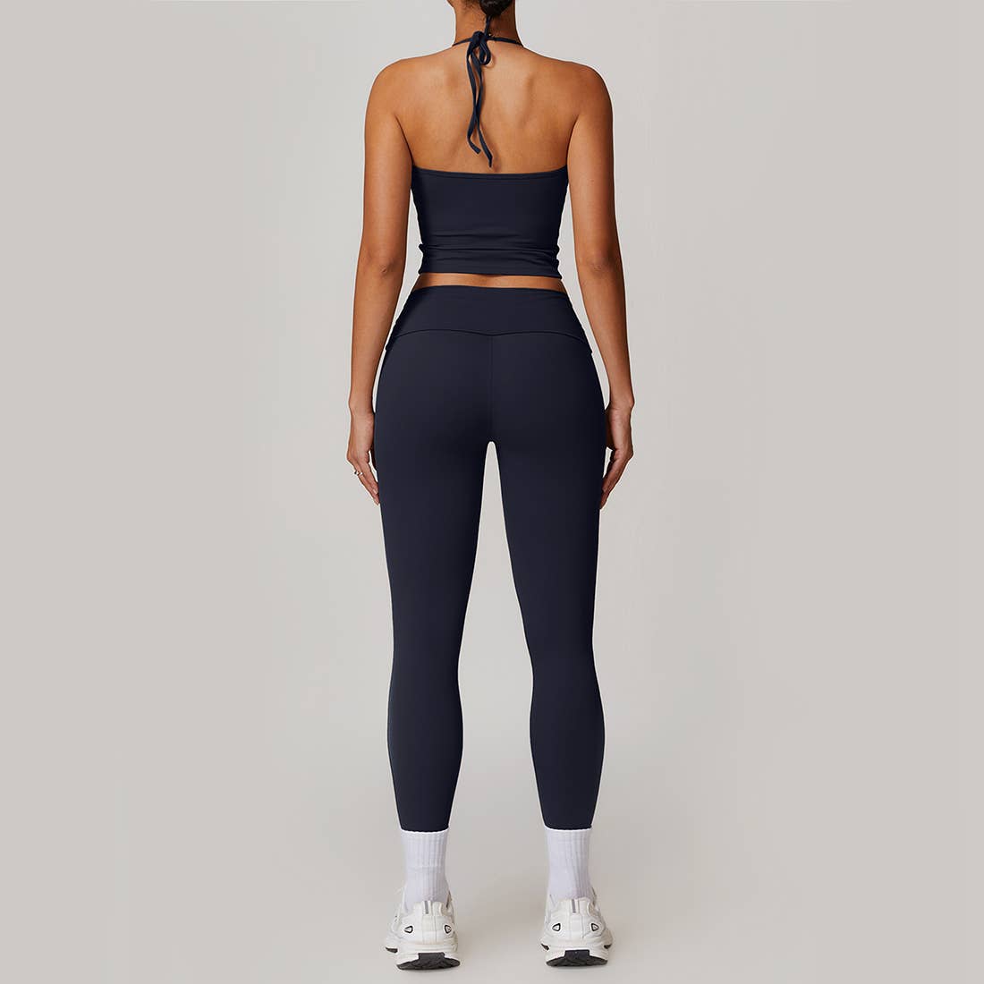 Sodalemon - Wholesale Activewear set – Women′s - 2 Pcs Set Women Sports Tank Top And Flod Over Leggings4