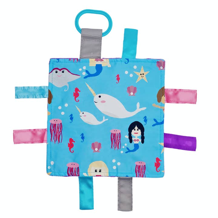 Mermaid Narwhals Seahorse Learning Lovey Collection for wholesale by Baby Jack and Company