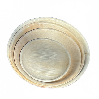 MicRic - Wholesale Disposable Plate - Palm Leaf 10" Round Plate (250 pack $0.47 each)1