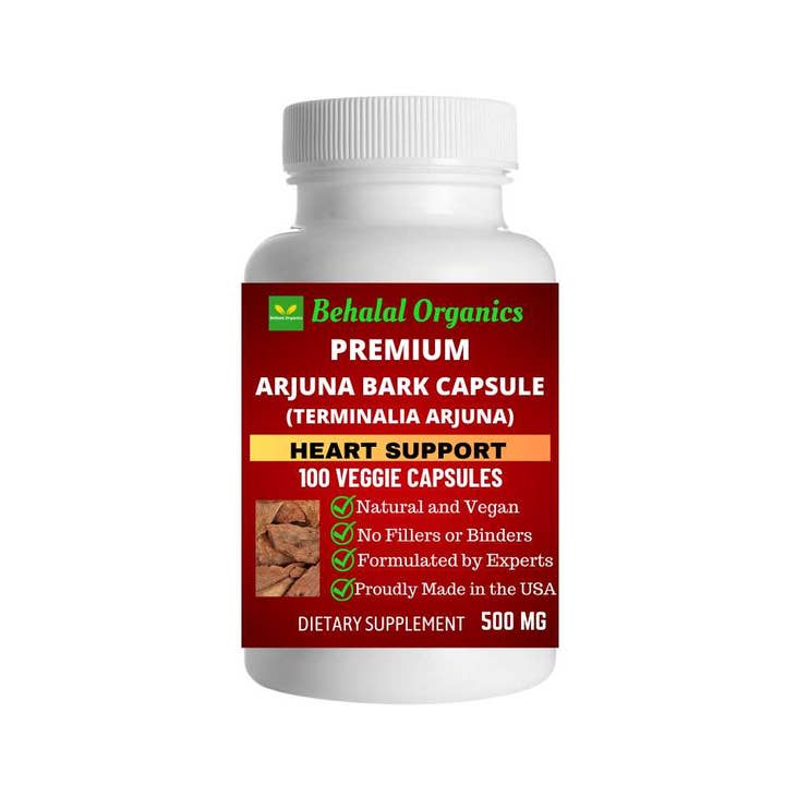 Arjuna bark 100 Quick Release Capsules - 500mg Per Capsule for wholesale by Behalal Organics