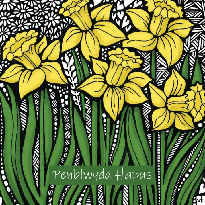 Penblwydd Hapus (Feliz Cumpleaños) Ramo de Narcisos para venta al por mayor de Alff a Bet Design