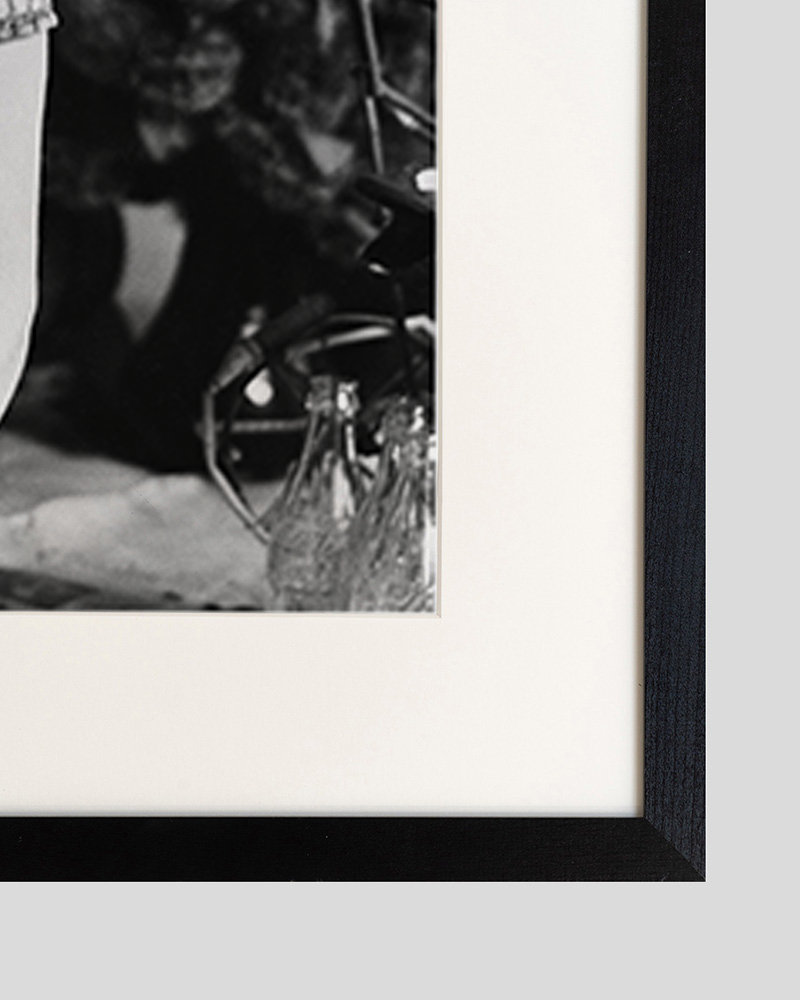 Black Thoughtful - Frida Kahlo. Wall art print with frame. for wholesale on Faire11