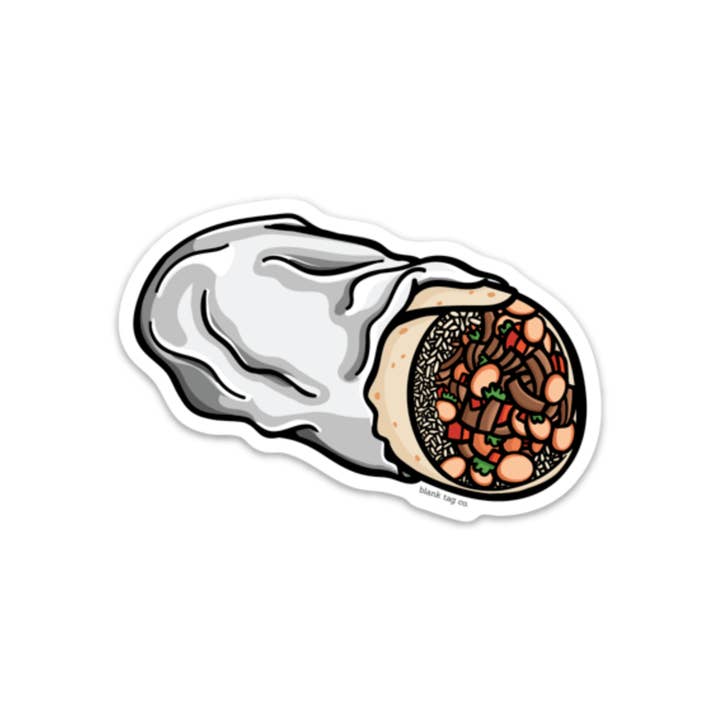 Blank Tag Co. Stickers - Wholesale Sticker - The Burrito Sticker