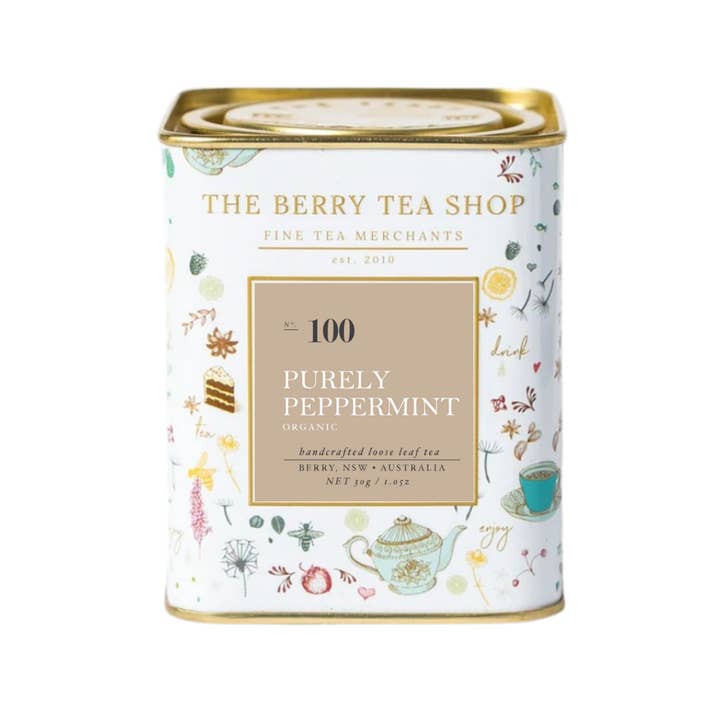The Berry Tea Shop - Wholesale Loose tea - NO. 100 PURELY PEPPERMINT - ORGANIC