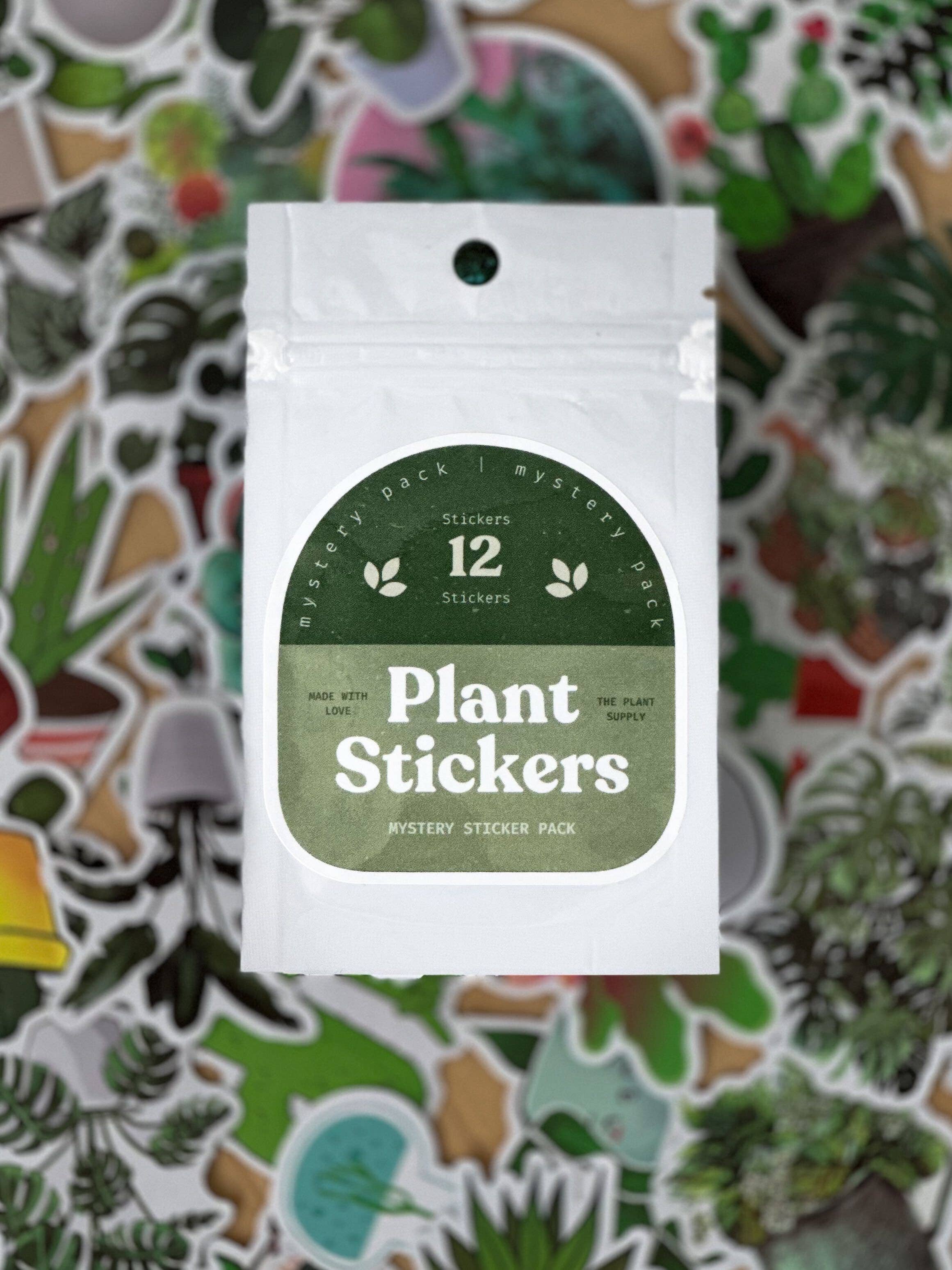 The Plant Supply - Wholesale Sticker - Plant Sticker Pack | Houseplant Sticker Mystery Pack2