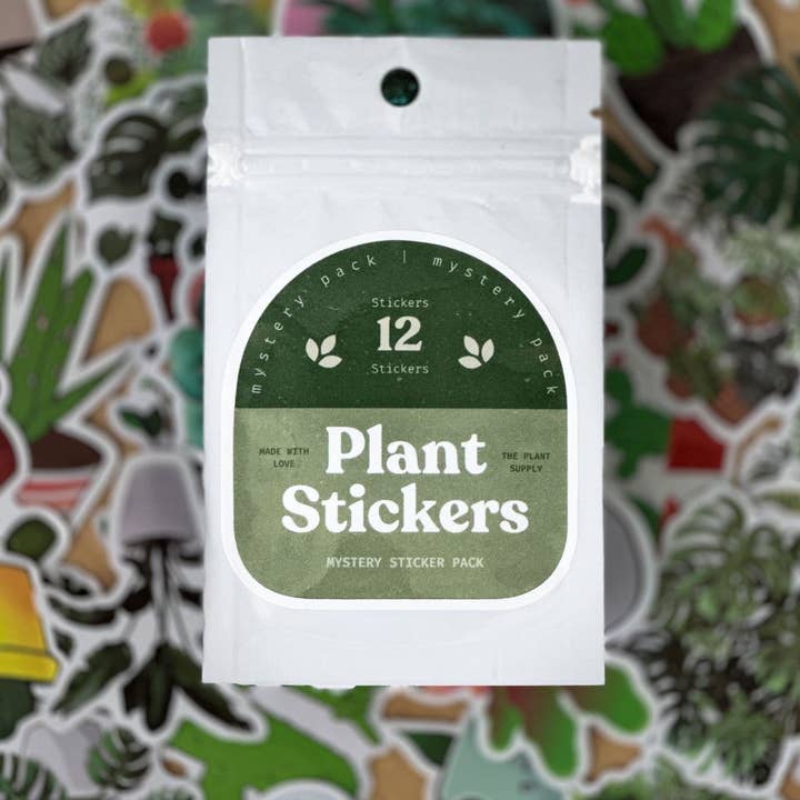 The Plant Supply - Wholesale Sticker - Plant Sticker Pack | Houseplant Sticker Mystery Pack2