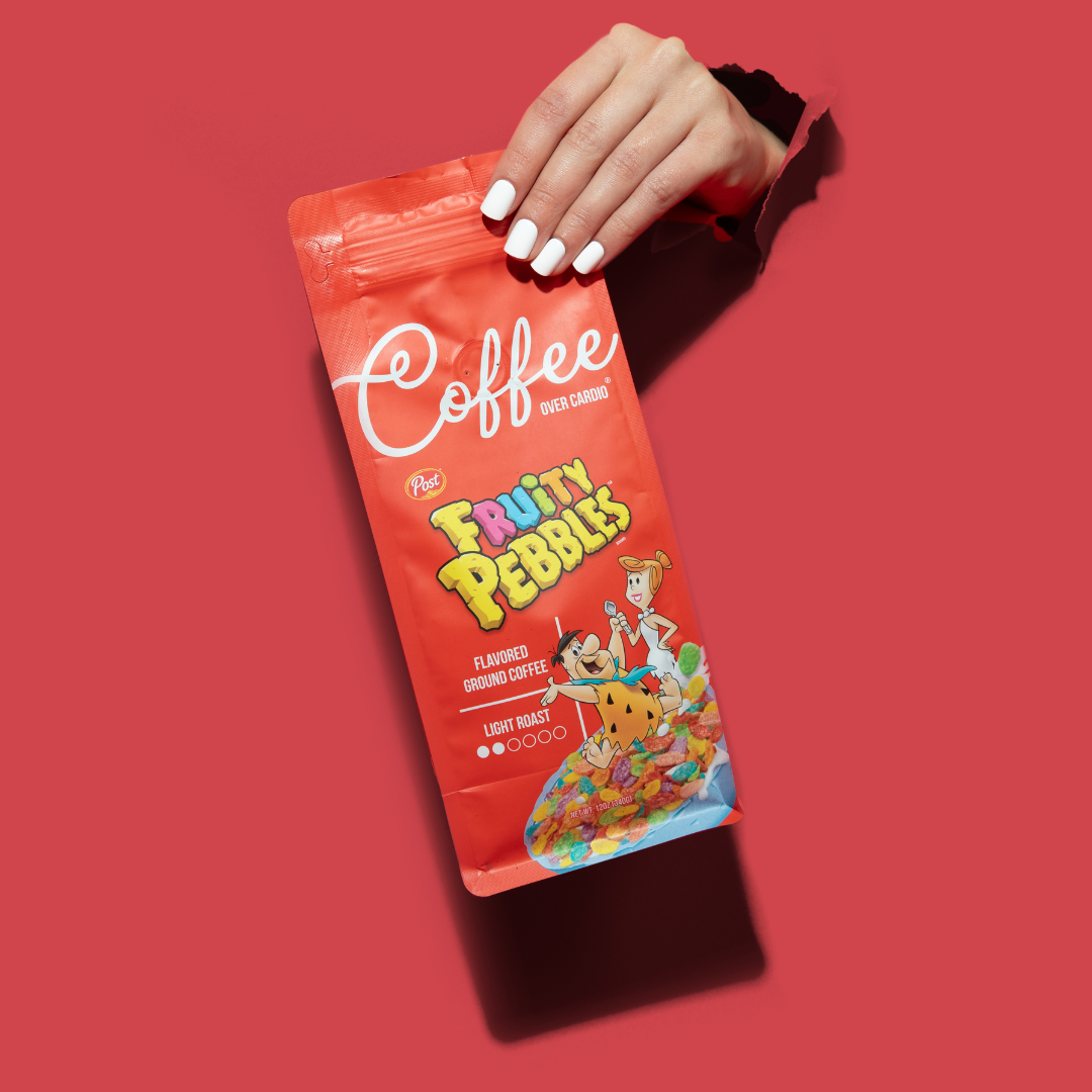 Coffee Over Cardio® - Wholesale Ground Coffee - Fruity Pebbles™ Flavored Ground Coffee - Costa Rican Arabica1