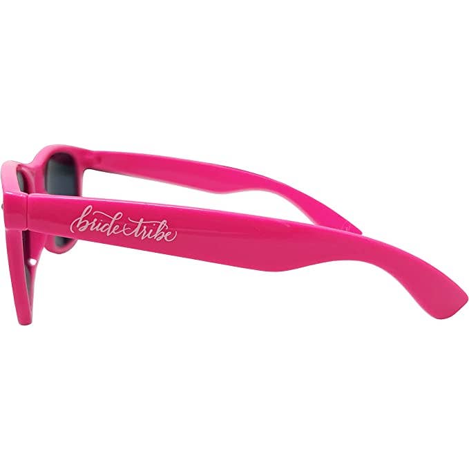 Funky Junque – wholesale Sunglasses – Women's – Bachelorette Sunglasses - Bride Tribe (hot pink)