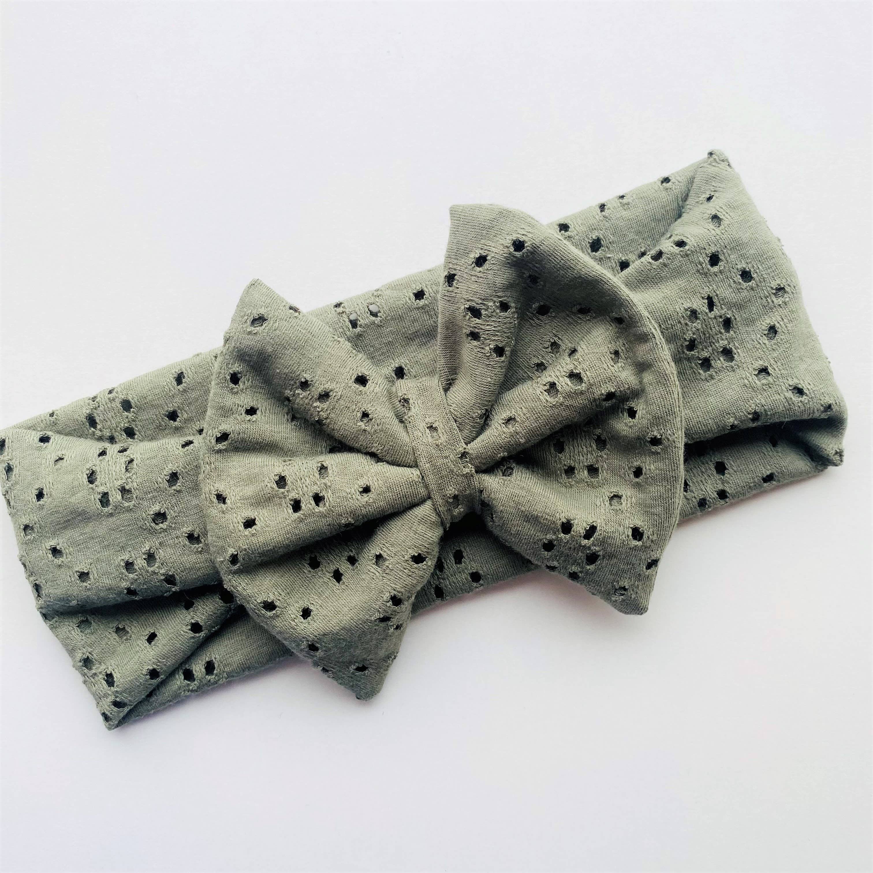 Sofia Accessories - Wholesale Fashion Headband - Kids - Sonia Bow Cotton Embroidered Kids' Headband5