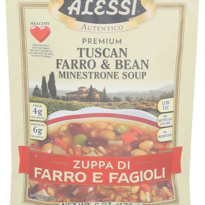 Everyday Supply Co - Wholesale Soup - ALESSI MIX SOUP TSCN FARRO BEAN - Case of 60