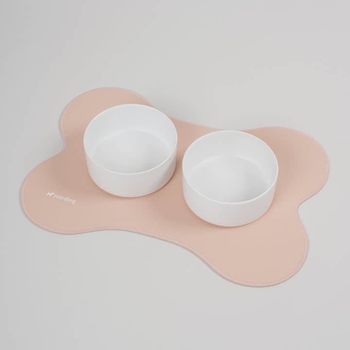 Nordog - Wholesale Pet Food Mat - Dog - Placemat for dog bowls (blush)