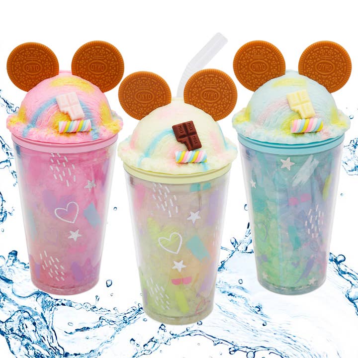 Cap Zone - Wholesale Insulated Mug/Tumbler - Cookie Ice Cream Sundae Frosty Tumbler Cup