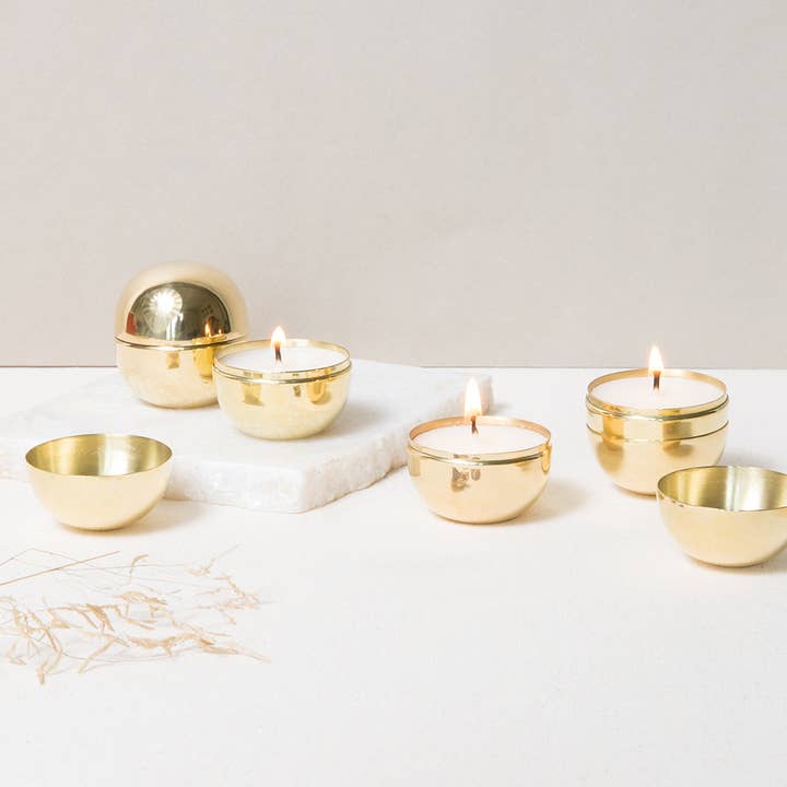 Sphere Travel Candles - Set of 4 for wholesale by The Collective