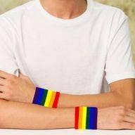 The Awareness Company - Wholesale Wristband - Rainbow Sweat Bands2