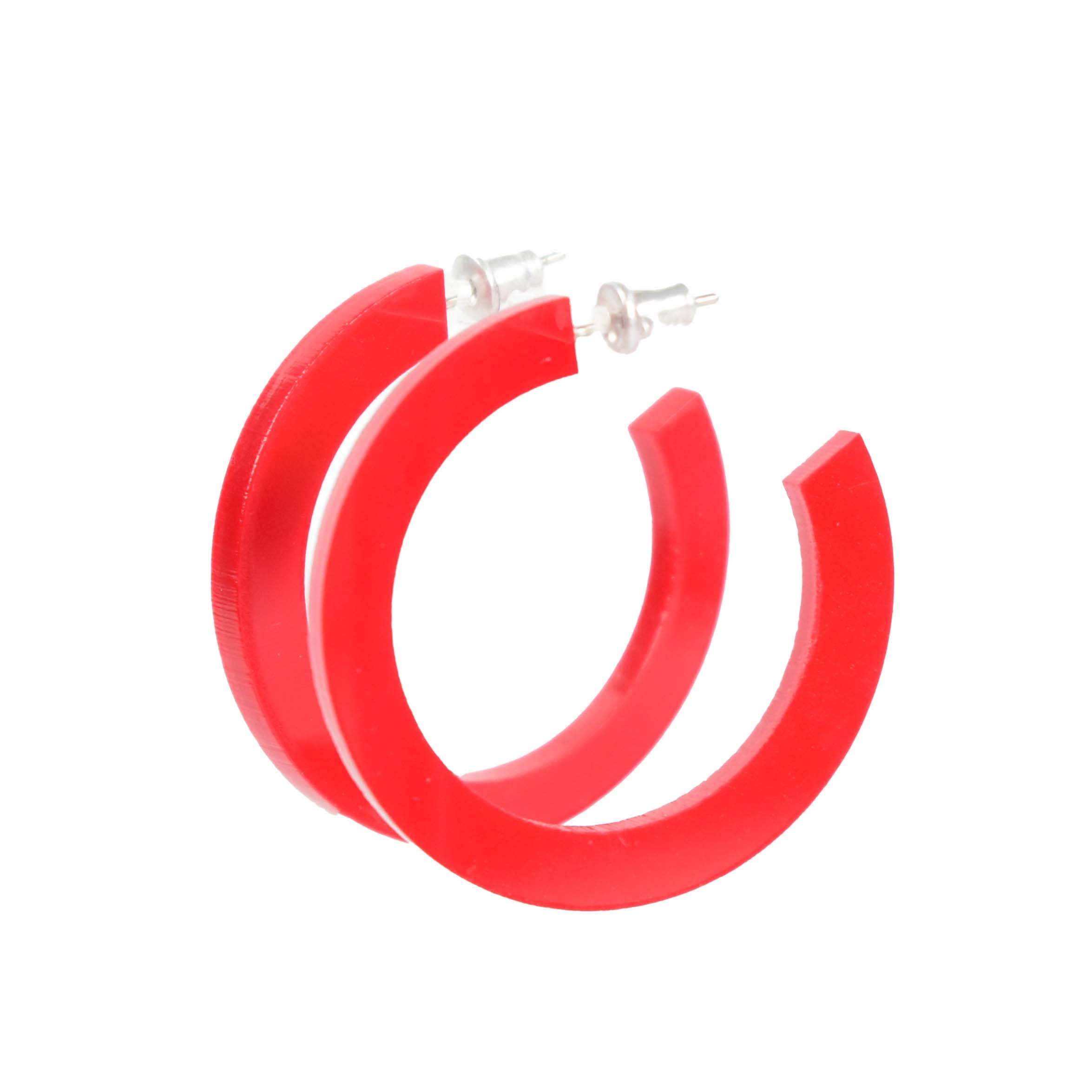 The Paper Dress – wholesale Hoop earrings – Colorful Lightweight Acrylic Hoop Earrings87