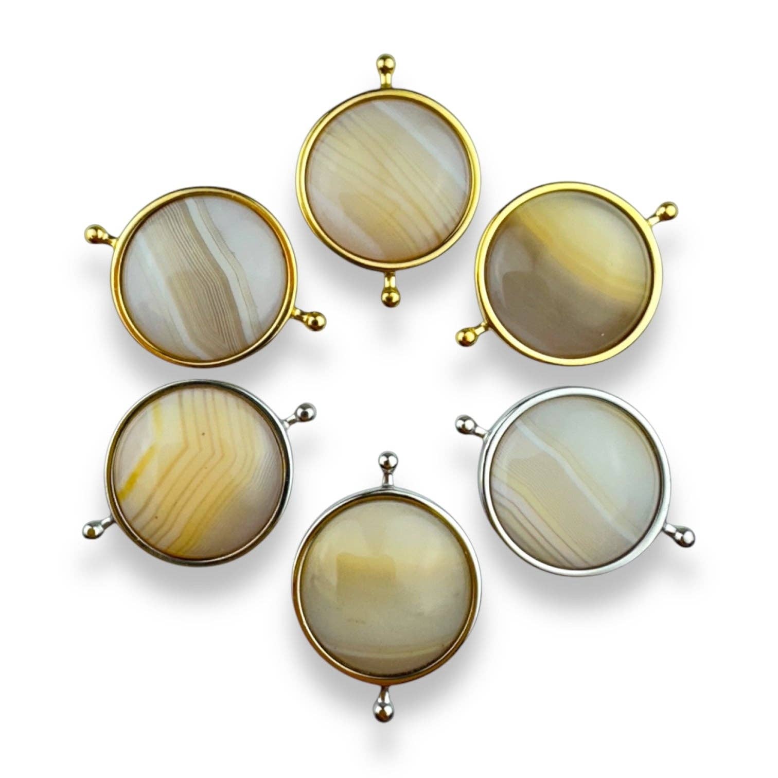 CONQUERing - Wholesale Jewelry - Men's - Sardonyx Round Crystal Element1