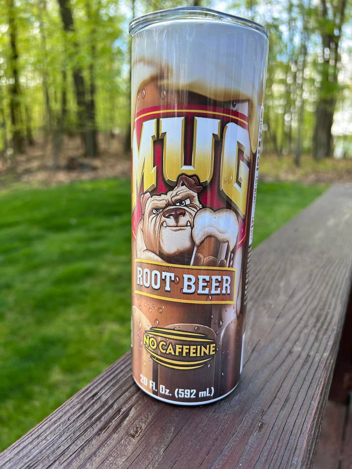 Mug Rootbeer 20oz Skinny Tumbler for wholesale by Frugal Fashionista By Toni