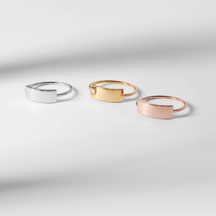 WJW - Wholesale Band/Stacked Ring - Blank Stamping Stainless Steel Ring