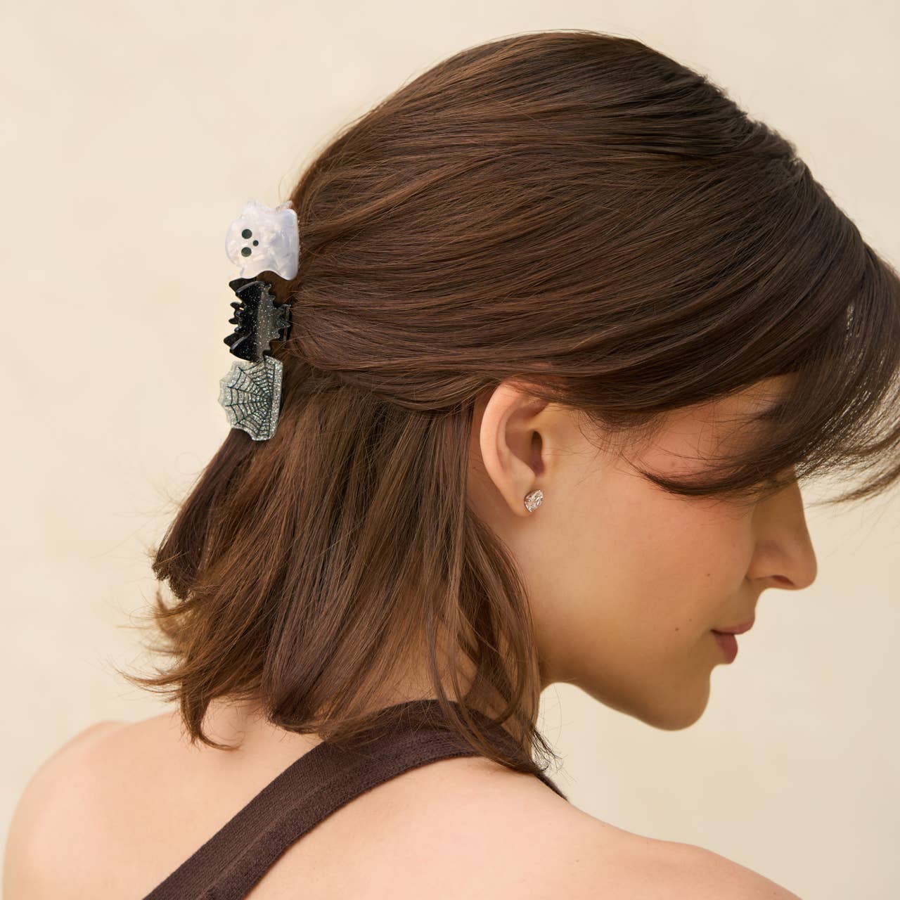 KITSCH - Wholesale Hair Clip - Women's - Mini Claw Clips 6pc Set - Halloween3