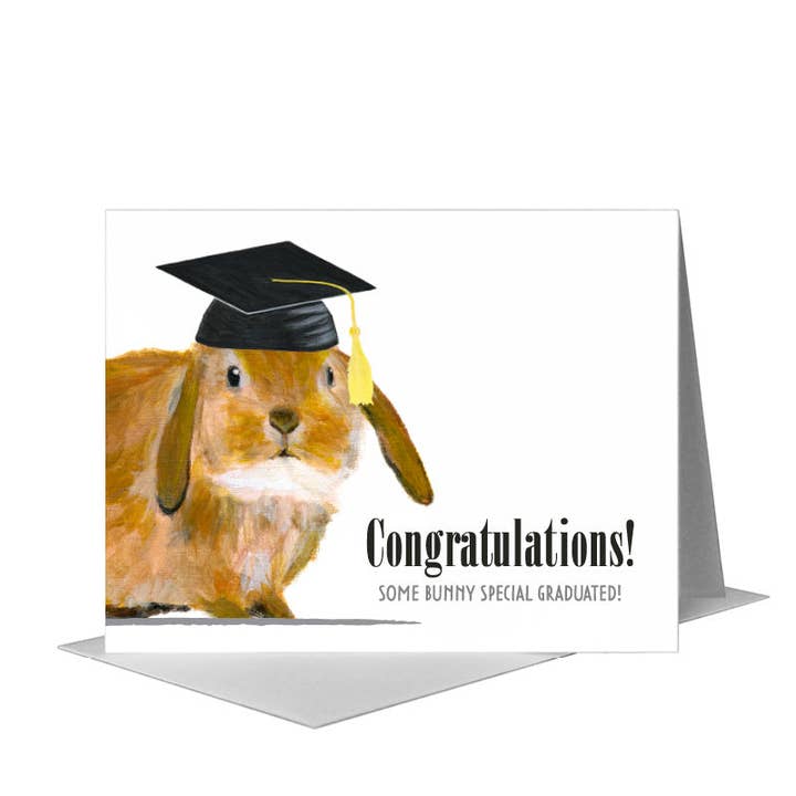 Brown Bunny, Greeting Card (#7762T) for wholesale by Printed Canvas