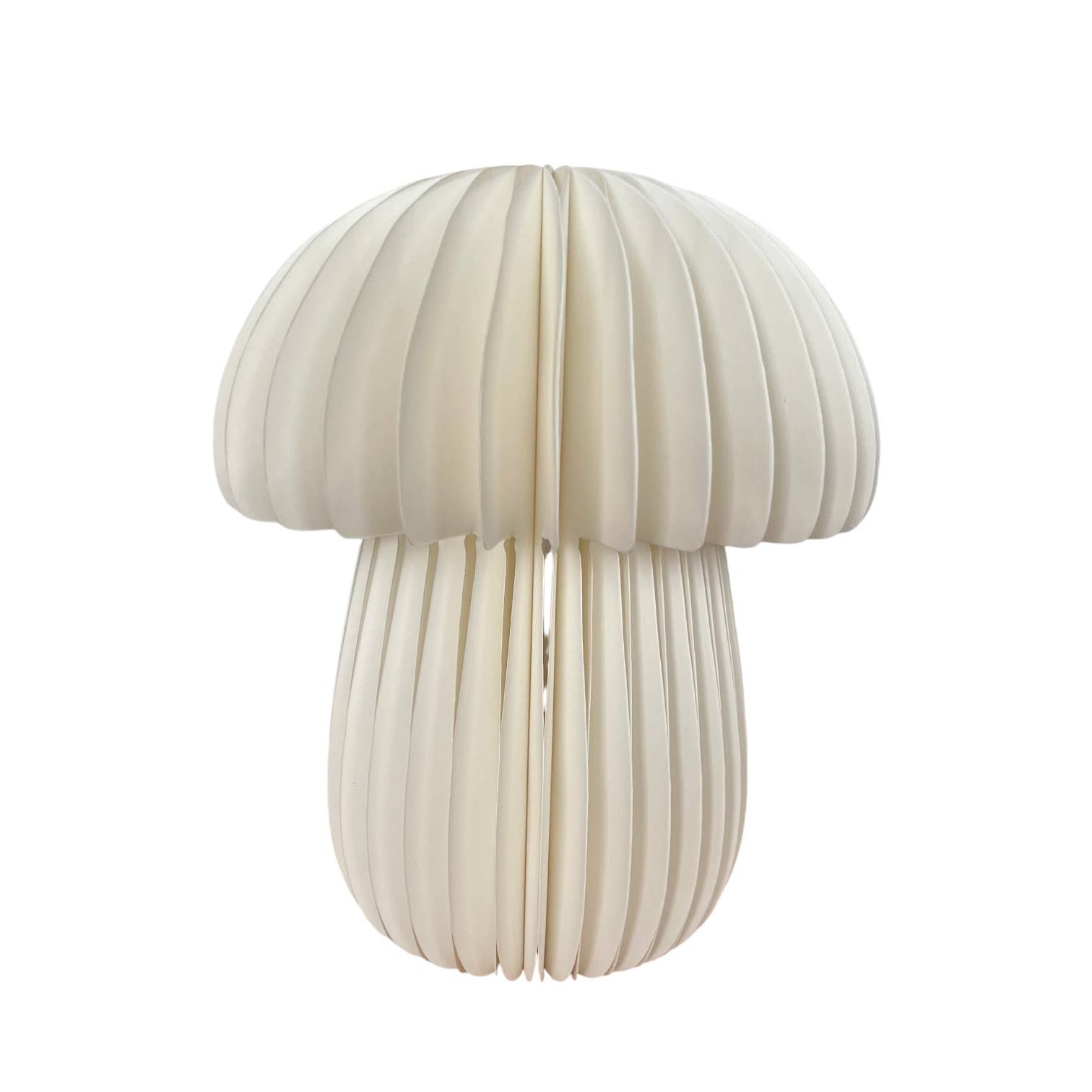De Lange Tafel - Wholesale Christmas Decoration - Mushroom honeycomb ecru high wide · 30 cm