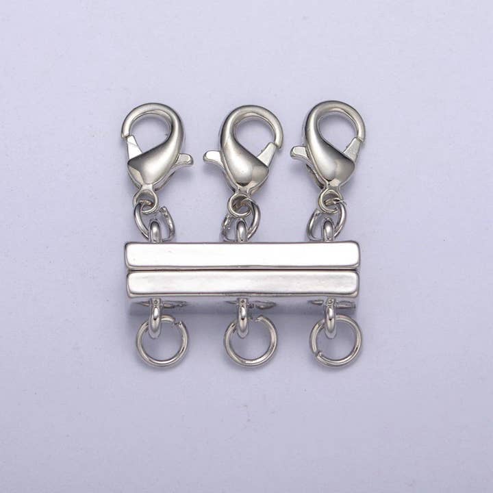 Beads Creation - Wholesale Clasp - Layered Necklace Detangler Clasp, Multiple Strand, CL5282