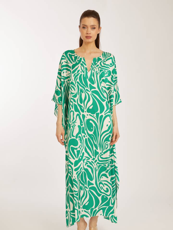 Maze langer Kaftan für den Großhandel von Wrap Up by VP