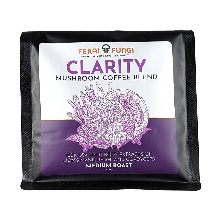 Klarheit Pilzkaffee 10 oz. für den Großhandel von Feral Fungi