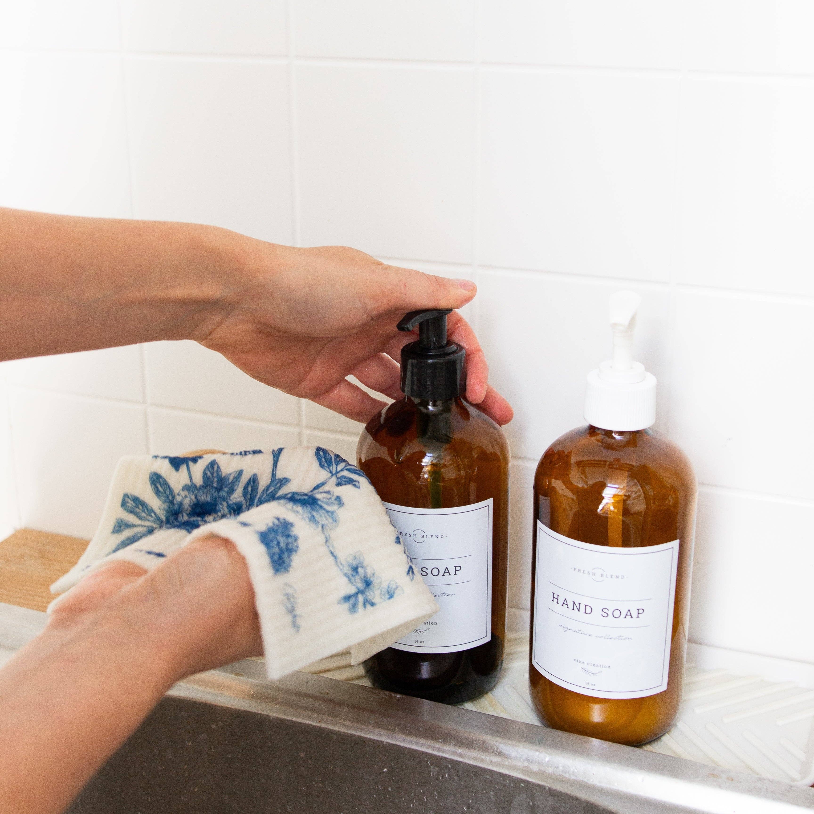 Goldilocks Goods - Wholesale Dishcloth - Swedish Dishcloth: Vintage Floral3