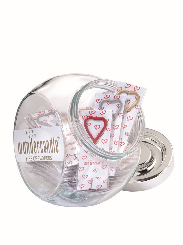 Heart assortment - 60 Wondercandle® mini pour la vente par Wondercandle