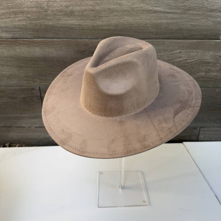 Queens INC - Wholesale Fedora - Women's - Fashion Classic Wide Brim Premium Suede Hat18