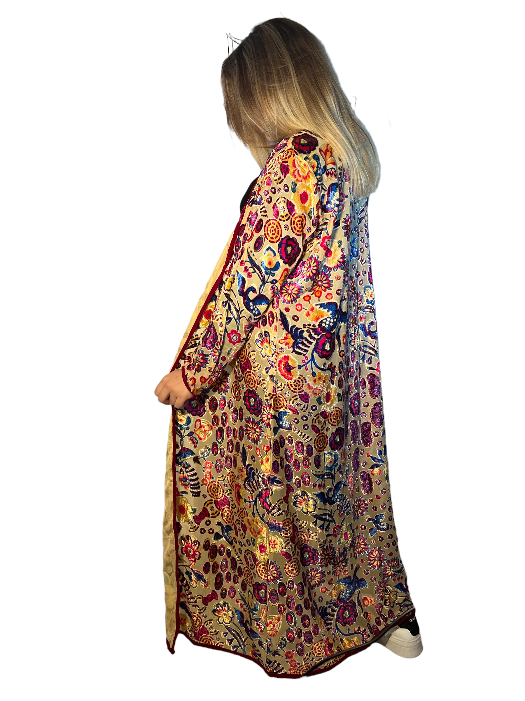 Kinomy - Wholesale Kimono - Women's - Devore Largo transparent kimono, women's elegant long kimono4